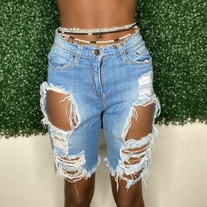 Jean shorts medium wash